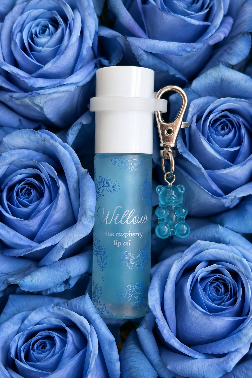 Blue Raspberry Glowy Lip Oil + Gummy Bear Keychain | SPECIAL EDITION PREORDER
