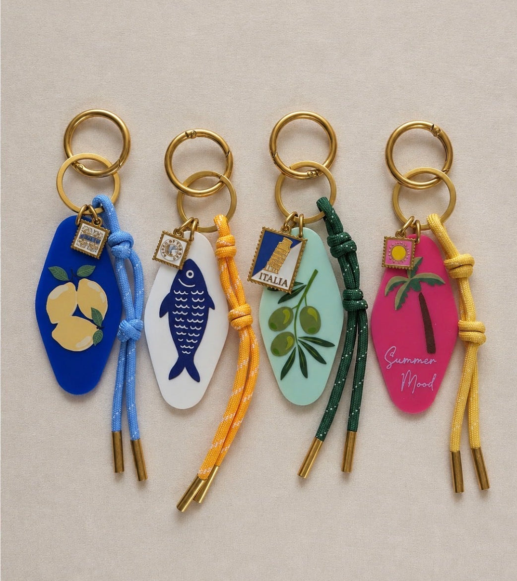 Mystery Summer Motel Keychain