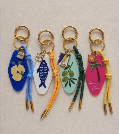 Mystery Summer Motel Keychain